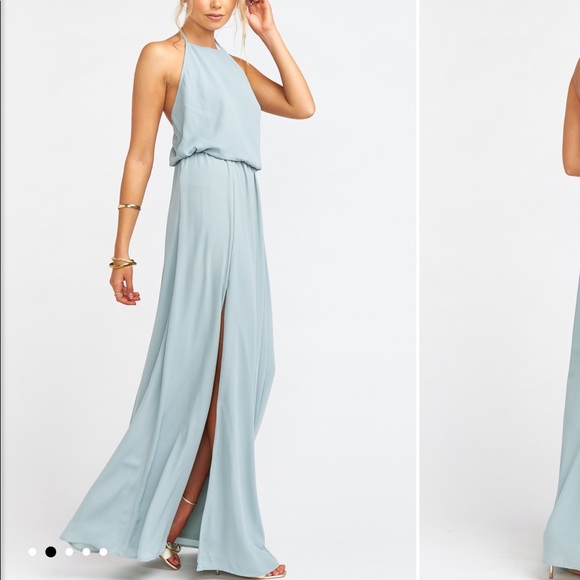 Show Me Your MuMu Heather Halter Dress XS - Picture 10 of 10